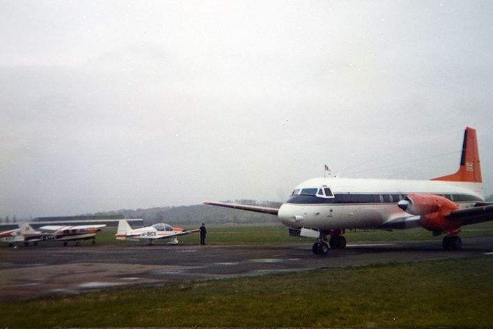 Aircraft on the apron at Wellesbourne
