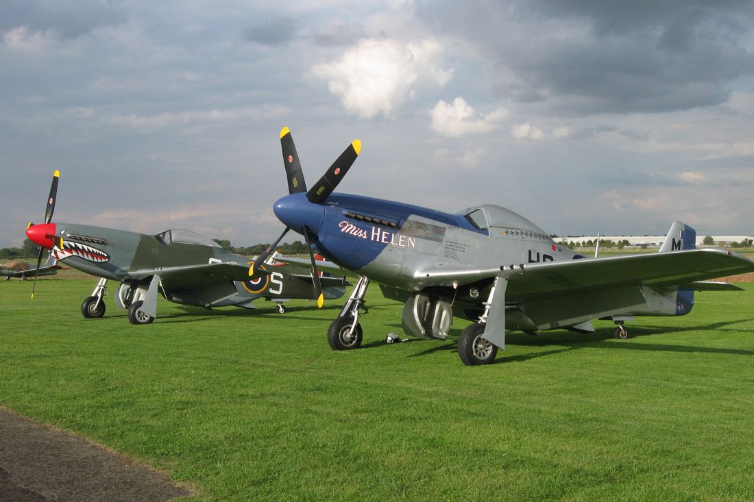 Aircraft and exhibits at Wellesbourne Wartime Museum